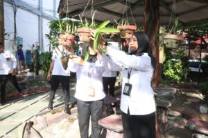 Kalapas Narkotika Karang Intan Apresiasi Budidaya Anggrek, Dorong Pembinaan Hijau Bernilai Ekonomi