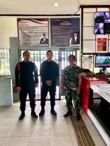 Perkuat Sinergi Pengamanan, Lapas Narkotika Karang Intan Terima Dukungan Pengamanan Rutin dari Polsek dan Koramil Karang Intan