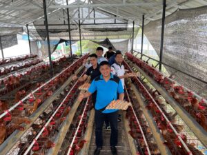 Telur Ayam Hasil Binaan: Kalapas Narkotika Karang Intan Langsung Turun ke Kandang