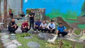 Kalapas Narkotika Karang Intan Trolling Mini Zoo LASKARIN, Cek Langsung Perawatan Kelinci dan Kura-Kura