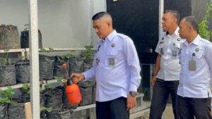 Kalapas Turun Langsung Rawat Stroberi, Tunjukkan Komitmen Terhadap Pembinaan Kemandirian