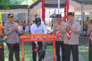 Semangat Pembinaan; Lapas Narkotika Karang Intan Ikuti Upacara HAN dan Perkemahan Satya Dharma Bhakti Pemasyarakatan