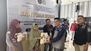 Pemasyarakatan Peduli, Lapas Narkotika Karang Intan Salurkan Bantuan Sembako bagi Keluarga WBP dan Warga Sekitar