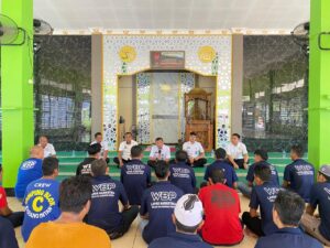 Kalapas dan Kasubsi Portatib Baru Sapa Warga Binaan, Bangun Suasana Pembinaan yang Humanis