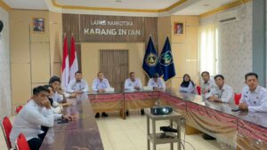 Lapas Narkotika Karang Intan Teguhkan Komitmen Integritas Lewat Zoom Monitoring SPI 2025 Kemenimipas