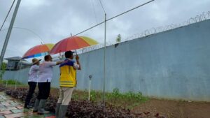 Lapas Narkotika Karang Intan dan Dinas PUPR Banjar Tinjau Tembok Keliling, Tindak Lanjut Rencana Peningkatan Keamanan