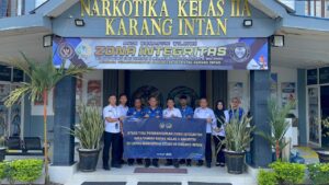 Lapas Narkotika Karang Intan Terima Kunjungan Studi Tiru Pembangunan Zona Integritas WBK/WBBM dari Bapas Kelas II Amuntai